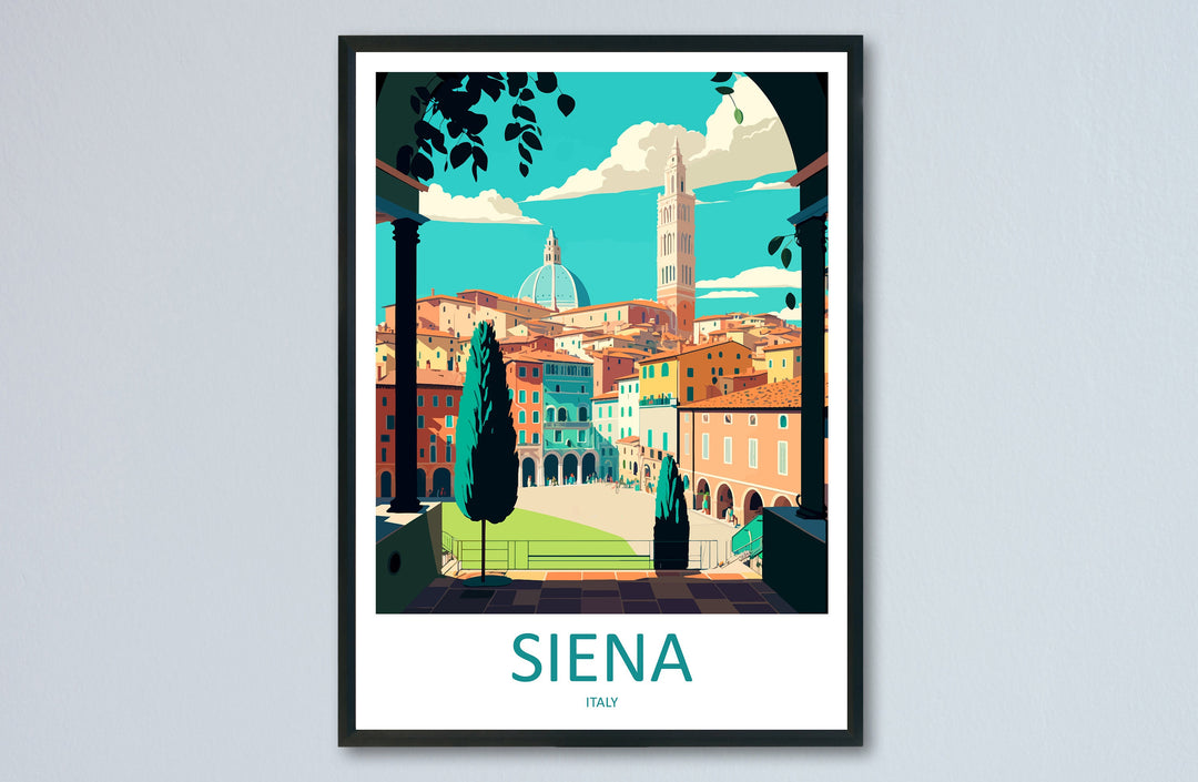 Siena Travel Print Wall Art Siena Italy Wall Hanging Home Decoration Siena Gift Art Lovers Wall Art Print Siena Italy Art Siena Art Print