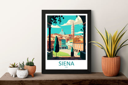 Siena Travel Print Wall Art Siena Italy Wall Hanging Home Decoration Siena Gift Art Lovers Wall Art Print Siena Italy Art Siena Art Print