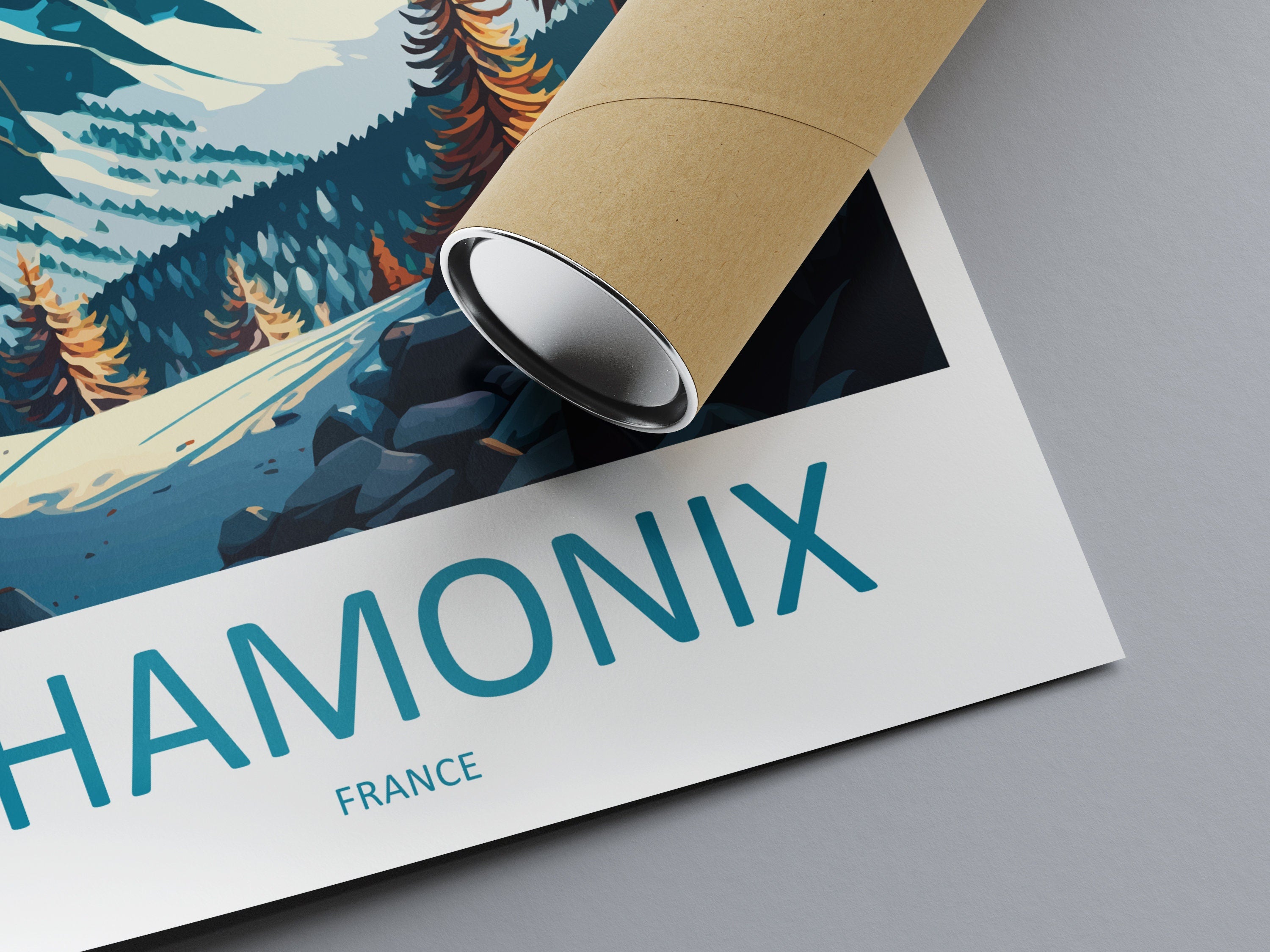 Chamonix Travel Print Wall Art Chamonix Wall Hanging Home Décor Chamonix Gift Art Lovers Ski Art Lover Gift Chamonix Print Skiing Artwork