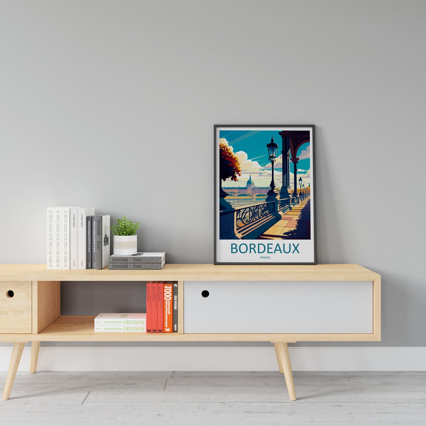 Bordeaux Travel Print Wall Art Bordeaux France Wall Hanging Home Decoration Bordeaux Gift Art Lovers Wall Art Print Bordeaux Wall Art