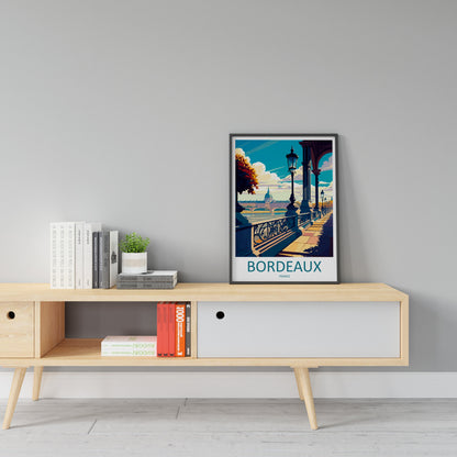 Bordeaux Travel Print Wall Art Bordeaux France Wall Hanging Home Decoration Bordeaux Gift Art Lovers Wall Art Print Bordeaux Wall Art