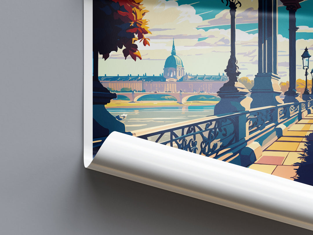 Bordeaux Travel Print Wall Art Bordeaux France Wall Hanging Home Decoration Bordeaux Gift Art Lovers Wall Art Print Bordeaux Wall Art