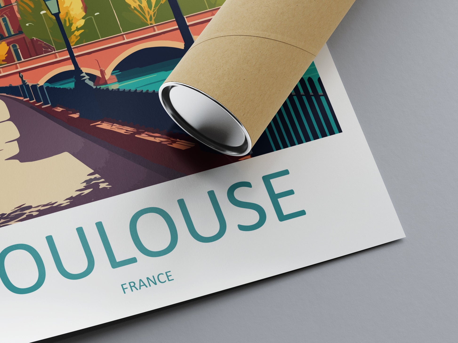 Toulouse Travel Print Wall Art Toulouse Wall Hanging Home Decoration Toulouse France Gift Art Lovers Wall Art Print Art Toulouse Travel Art