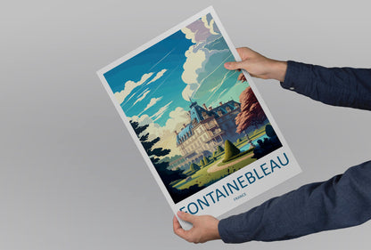 Fontainebleau Travel Print Wall Art Fontainebleau Wall Hanging Home Décor Fontainebleau Gift Art Lovers France Art Lover Gift Fontainebleau