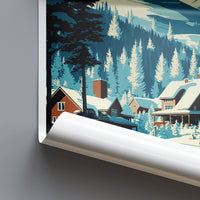 Les Arcs Travel Print Wall Art Les Arcs Wall Hanging Home Décor Les Arcs Gift Art Lovers Ski Art Lover Gift Les Arcs Print Skiing Poster
