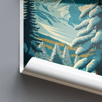 Zermatt Travel Print Wall Art Zermatt Wall Hanging Home Décor Zermatt Gift Art Lovers Ski Art Lover Gift Zermatt Print Skiing Zermatt Art