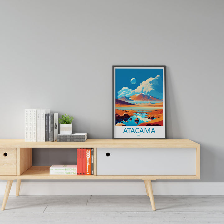 Atacama Desert Travel Print Wall Art Atacama Desert Wall Hanging Home Decoration Atacama Desert Gift Art Lovers Wall Art Print Art Atacama