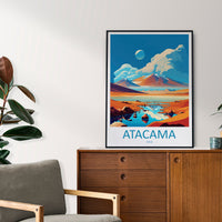 Atacama Desert Travel Print Wall Art Atacama Desert Wall Hanging Home Decoration Atacama Desert Gift Art Lovers Wall Art Print Art Atacama