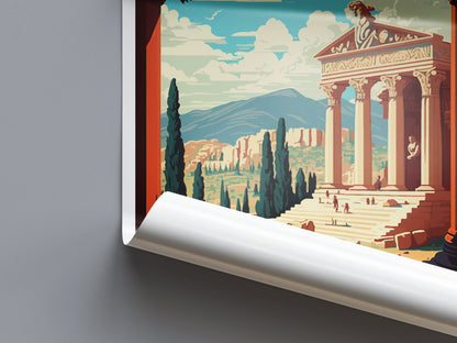 Ephesus Travel Print Wall Art Ephesus Wall Hanging Home Decoration Ephesus Gift Art Lovers Wall Art Print Art Ephesus Wall Print Turkey Art