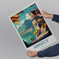 Annecy Travel Print Wall Art Annecy Wall Hanging Home Decoration Annecy Gift Art Lovers Wall Art Print Art Annecy Wall Hanging Poster Annecy