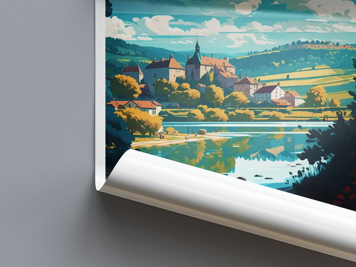 Dordogne Travel Print Wall Art Dordogne Wall Hanging Home Decoration Dordogne Gift Art Lovers Wall Art Print Art Dordogne Wall Hanging Art