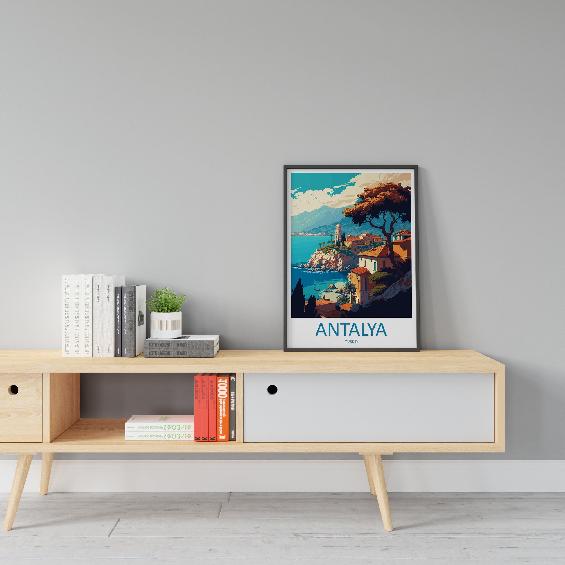 Antalya Travel Print Wall Art Antalya Wall Hanging Home Decoration Antalya Gift Art Lovers Wall Art Print Art Antalya Wall Print Turkey Art
