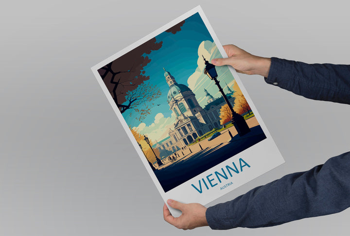 Vienna Travel Print Wall Art Vienna Wall Hanging Home Decoration Vienna Gift Art Lovers Wall Art Print Art Vienna Wall Print Austria Art