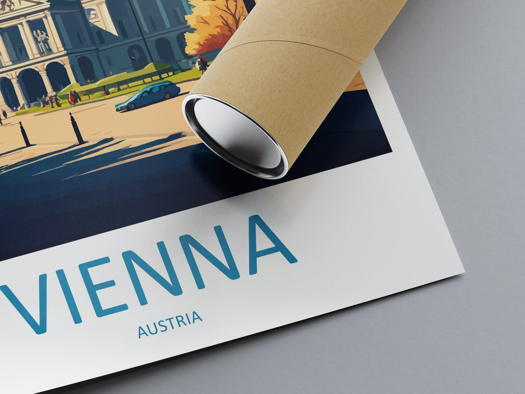 Vienna Travel Print Wall Art Vienna Wall Hanging Home Decoration Vienna Gift Art Lovers Wall Art Print Art Vienna Wall Print Austria Art