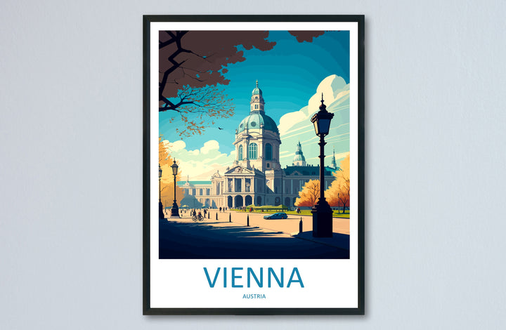Vienna Travel Print Wall Art Vienna Wall Hanging Home Decoration Vienna Gift Art Lovers Wall Art Print Art Vienna Wall Print Austria Art