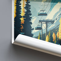 Aspen Travel Print Wall Art Aspen Wall Hanging Home Décor Aspen Gift Art Lovers Ski Art Lover Gift Aspen Print Skiing Aspen Ski Art Poster