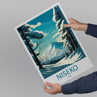 Niseko Travel Print Wall Art Niseko Wall Hanging Home Décor Niseko Gift Art Lovers Ski Art Lover Gift Niseko Print Skiing Niseko Ski Art
