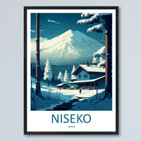 Niseko Travel Print Wall Art Niseko Wall Hanging Home Décor Niseko Gift Art Lovers Ski Art Lover Gift Niseko Print Skiing Niseko Ski Art