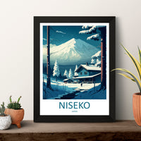 Niseko Travel Print Wall Art Niseko Wall Hanging Home Décor Niseko Gift Art Lovers Ski Art Lover Gift Niseko Print Skiing Niseko Ski Art