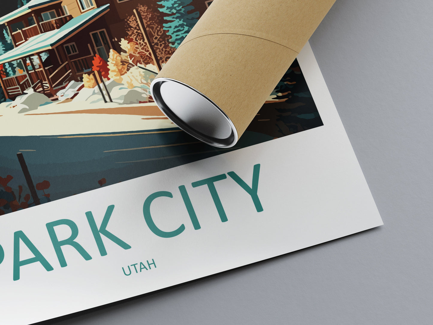 Park City Travel Print Wall Art Park City Wall Hanging Home Décor Park City Gift Art Lovers Ski Art Lover Gift Park City Print Skiing Print