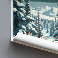 Park City Travel Print Wall Art Park City Wall Hanging Home Décor Park City Gift Art Lovers Ski Art Lover Gift Park City Print Skiing Print