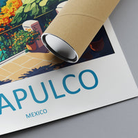 Acapulco Travel Print Wall Art Acapulco Wall Hanging Home Decoration Acapulco Gift Art Lovers Wall Art Print Art Acapulco Travel Art Poster
