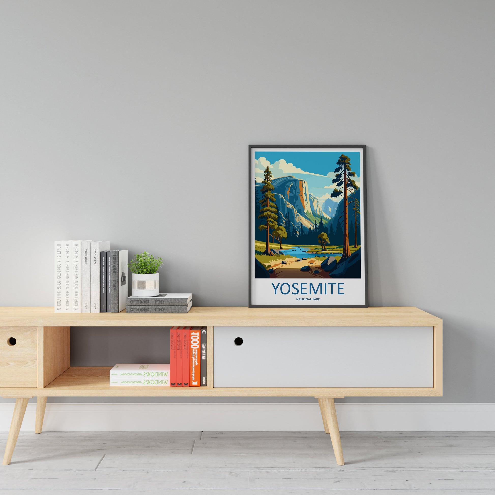 Yosemite Travel Print Wall Art Yosemite Wall Hanging Home Decor National Park Gift Yosemite Lovers National Park Wall Yosemite National Park
