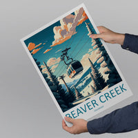 Beaver Creek Travel Print Wall Art Beaver Creek Wall Hanging Home Décor Beaver Creek Gift Art Lovers Ski Art Lover Gift Beaver Creek Print