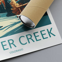 Beaver Creek Travel Print Wall Art Beaver Creek Wall Hanging Home Décor Beaver Creek Gift Art Lovers Ski Art Lover Gift Beaver Creek Print