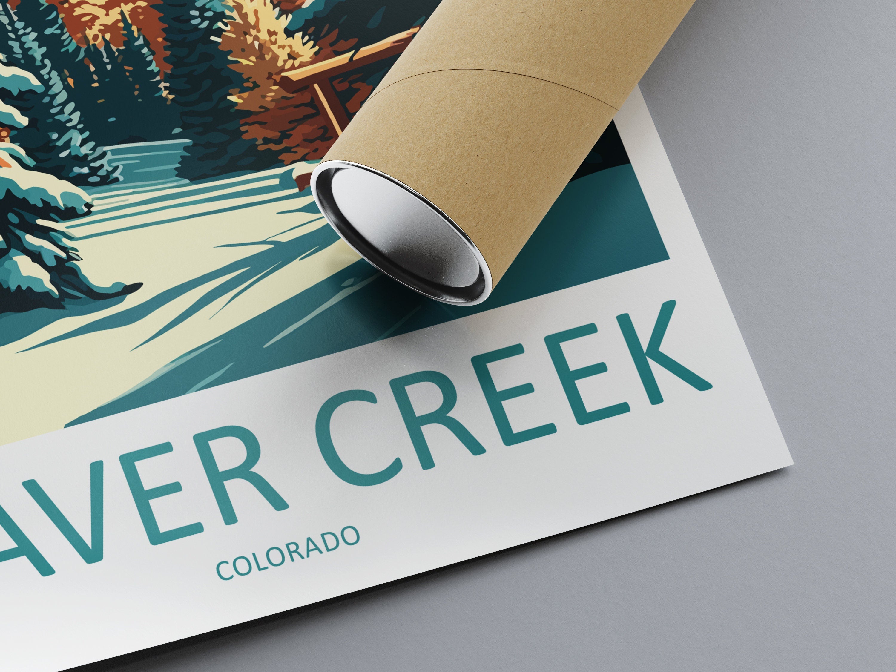 Beaver Creek Travel Print Wall Art Beaver Creek Wall Hanging Home Décor Beaver Creek Gift Art Lovers Ski Art Lover Gift Beaver Creek Print