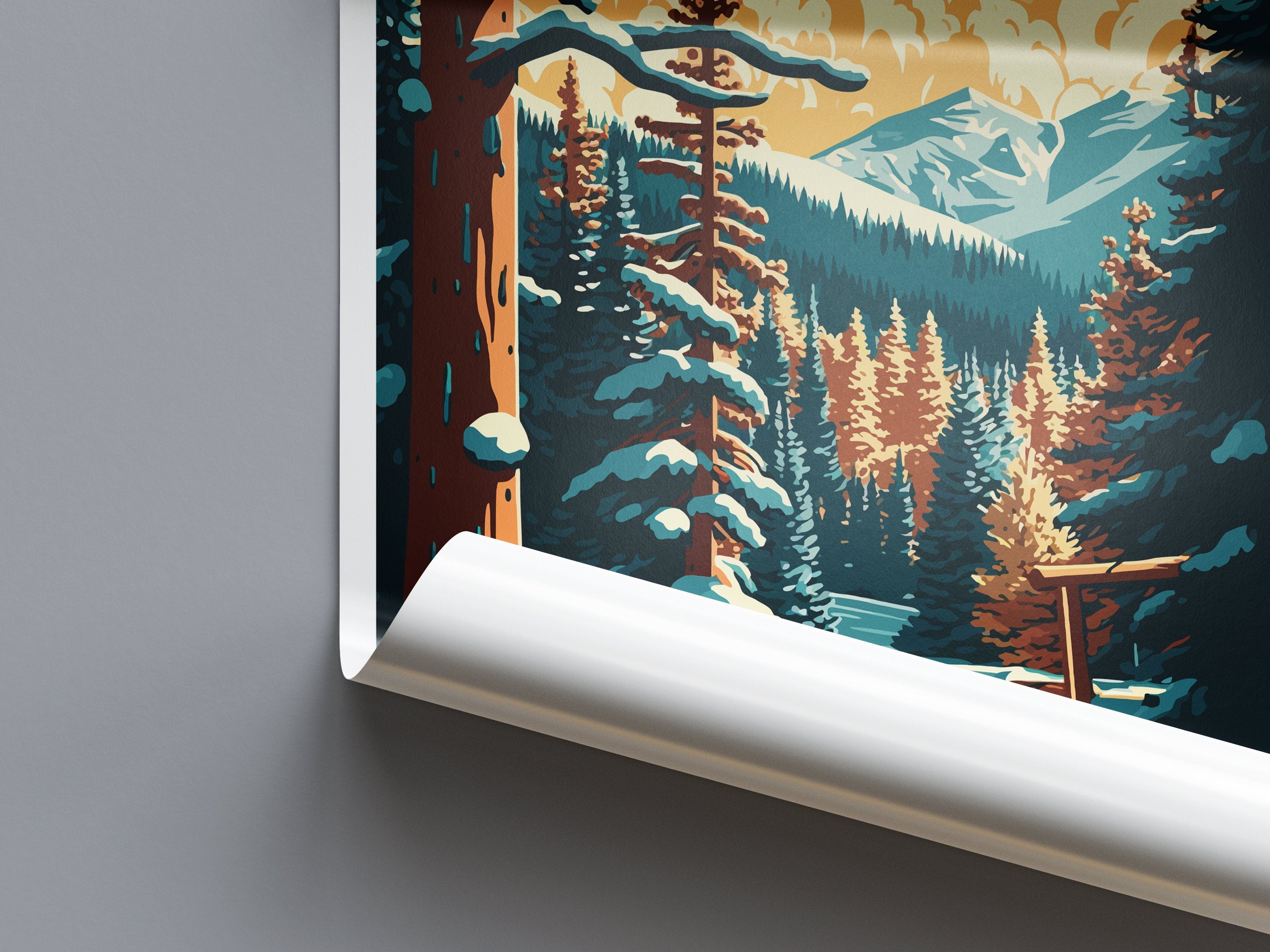 Beaver Creek Travel Print Wall Art Beaver Creek Wall Hanging Home Décor Beaver Creek Gift Art Lovers Ski Art Lover Gift Beaver Creek Print