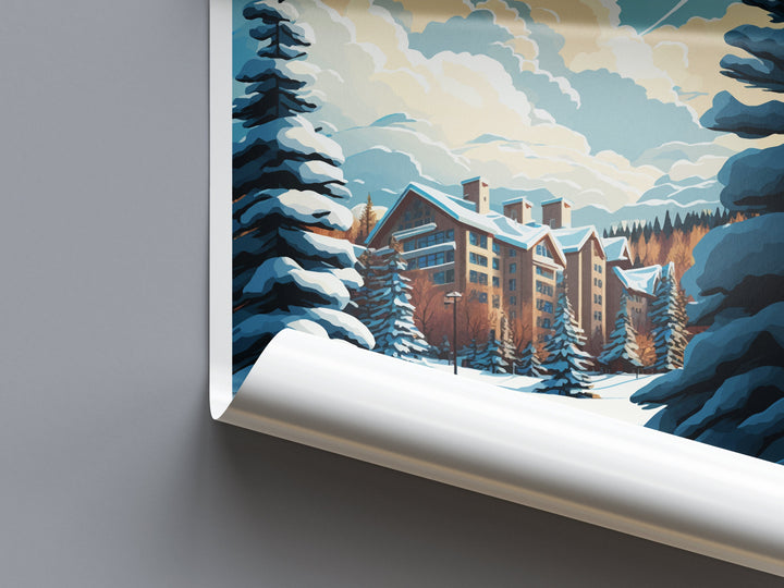 Beaver Creek Travel Print Wall Art Beaver Creek Wall Hanging Home Décor Beaver Creek Gift Art Lovers Ski Art Lover Gift Beaver Creek Print
