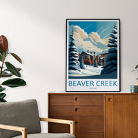 Beaver Creek Travel Print Wall Art Beaver Creek Wall Hanging Home Décor Beaver Creek Gift Art Lovers Ski Art Lover Gift Beaver Creek Print