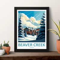 Beaver Creek Travel Print Wall Art Beaver Creek Wall Hanging Home Décor Beaver Creek Gift Art Lovers Ski Art Lover Gift Beaver Creek Print