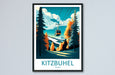Kitzbuhel Travel Print Wall Art Kitzbuhel Wall Hanging Home Décor Kitzbuhel Gift Art Lovers Ski Art Lover Gift Kitzbuhel Print Austria Ski