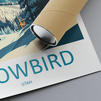 Snowbird Travel Print Wall Art Snowbird Wall Hanging Home Décor Snowbird Gift Art Lovers Ski Art Lover Gift Snowbird Print Skiing Print