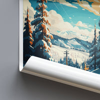 Snowbird Travel Print Wall Art Snowbird Wall Hanging Home Décor Snowbird Gift Art Lovers Ski Art Lover Gift Snowbird Print Skiing Print