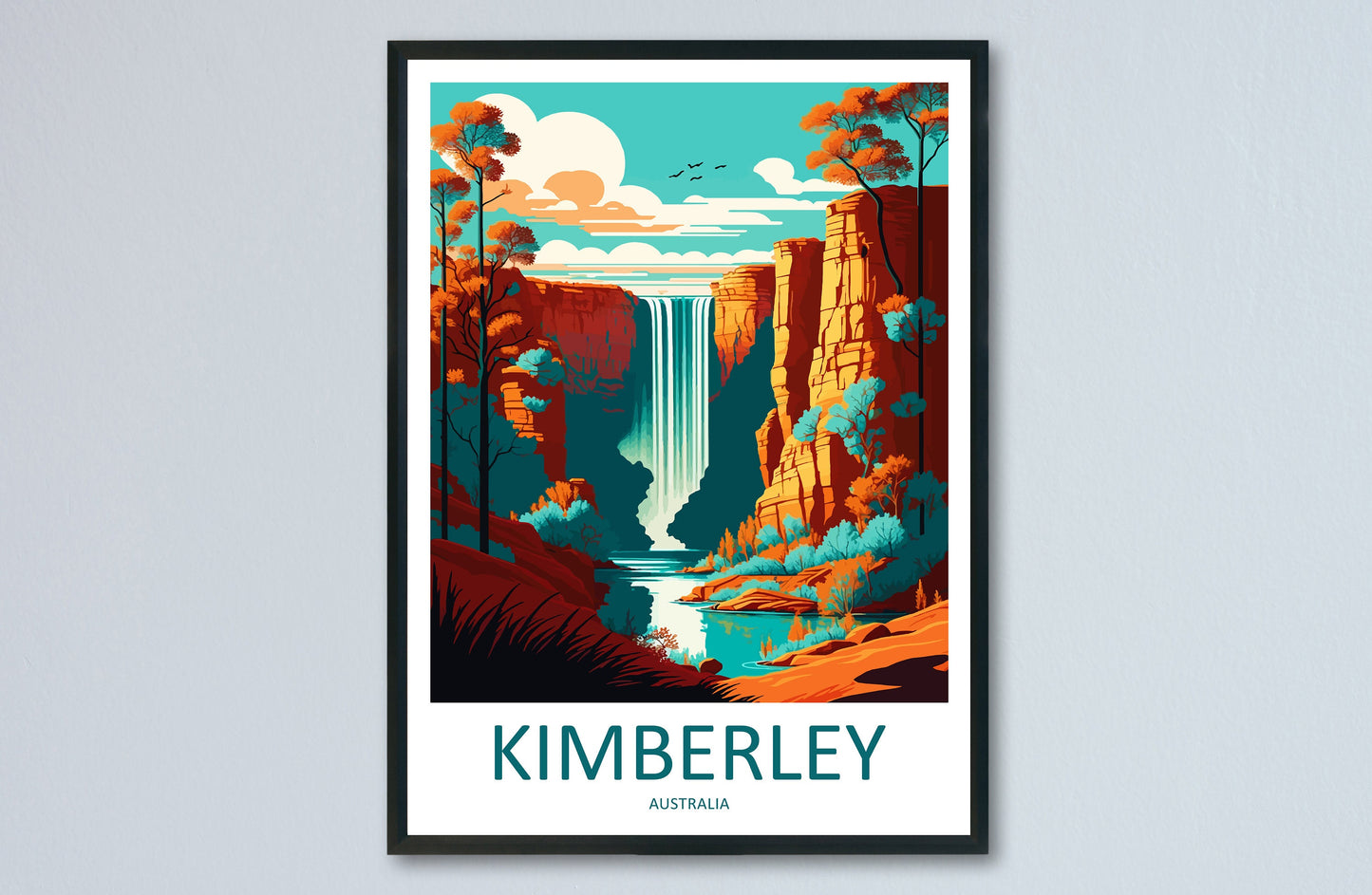 Kimberley Travel Print Wall Art Kimberley Wall Hanging Home Décor Kimberley Gift Art Lovers Wall Art Australia Travel Print Kimberley Print