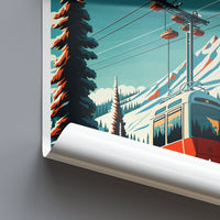 Sun Valley Travel Print Wall Art Sun Valley Wall Hanging Home Décor Sun Valley Gift Art Lovers Ski Art Lover Gift Sun Valley Print Skiing