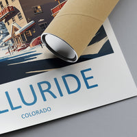 Telluride Travel Print Wall Art Telluride Wall Hanging Home Décor Telluride Gift Art Lovers Ski Art Lover Gift Telluride Print Skiing Art