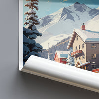 Telluride Travel Print Wall Art Telluride Wall Hanging Home Décor Telluride Gift Art Lovers Ski Art Lover Gift Telluride Print Skiing Art
