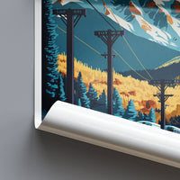 Telluride Travel Print Wall Art Telluride Wall Hanging Home Décor Telluride Gift Art Lovers Ski Art Lover Gift Telluride Print Skiing Art