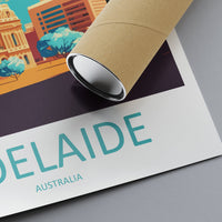 Adelaide Travel Print Wall Art Adelaide Wall Hanging Home Décor Adelaide Gift Art Lovers Wall Art Australia Travel Print Adelaide Travel Art