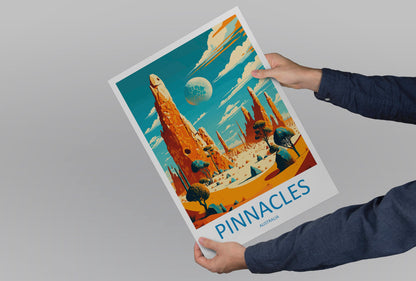 Pinnacles Travel Print Wall Art Pinnacles AU Wall Hanging Home Décor Pinnacles Gift Art Lovers Australia Art Lover Gift Wall Art Australia