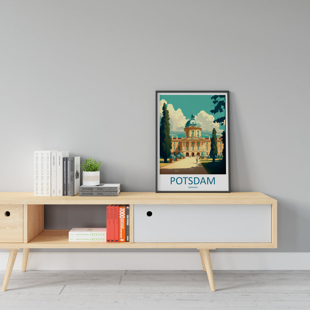 Potsdam Travel Print Wall Art Potsdam Wall Hanging Home Décor Potsdam Gift Art Lovers Germany Art Lover Gift Potsdam Wall Décor Print Gift