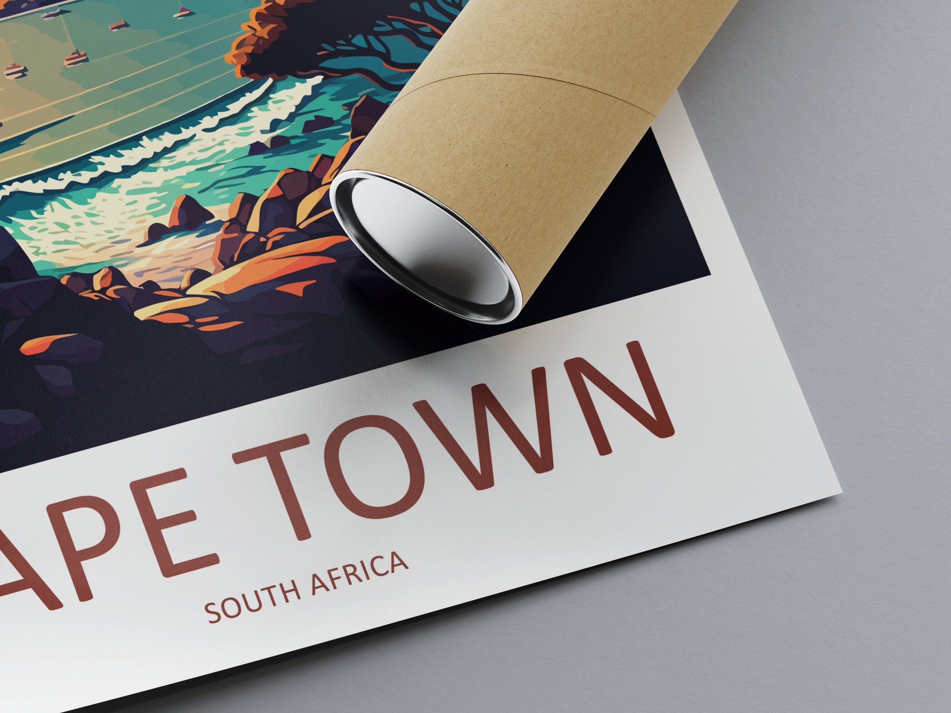Cape Town Travel Print Wall Art Cape Town Wall Hanging Home Décor Cape Town Gift Art Lovers South Africa Art Print Cape Town Wall Décor Art