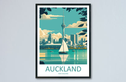 Auckland Travel Print Wall Art Auckland Wall Hanging Home Décor Auckland Gift Art Lovers New Zealand Art Lover Gift Print Auckland Wall Art