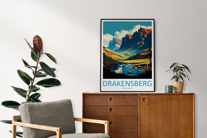 Drakensberg Travel Print Wall Art Drakensberg Wall Hanging Home Décor Drakensberg Gift Lovers South Africa Art Print Drakensberg