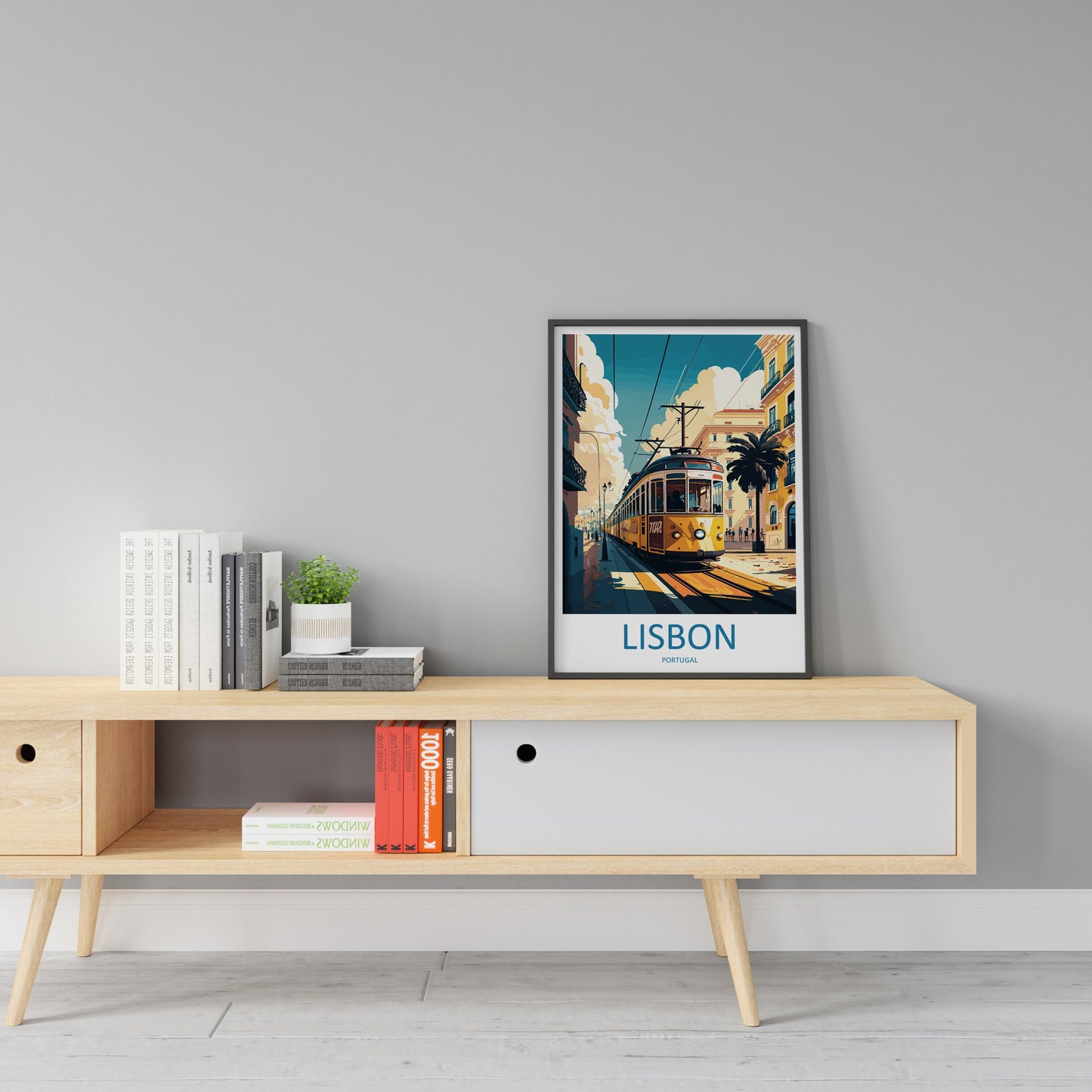 Lisbon Travel Print Wall Art Lisbon Wall Hanging Home Décor Lisbon Gift Art Lovers Portugal Art Lover Gift Lisbon Wall Décor Lisbon Tram Art