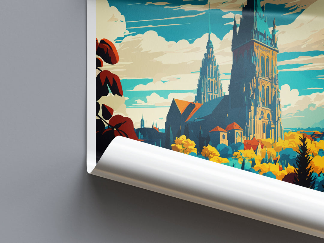 Kassel Travel Print Wall Art Kassel Wall Hanging Home Décor Kassel Gift Art Lovers Germany Art Lover Gift Kassel Art Travel Gift Kassel